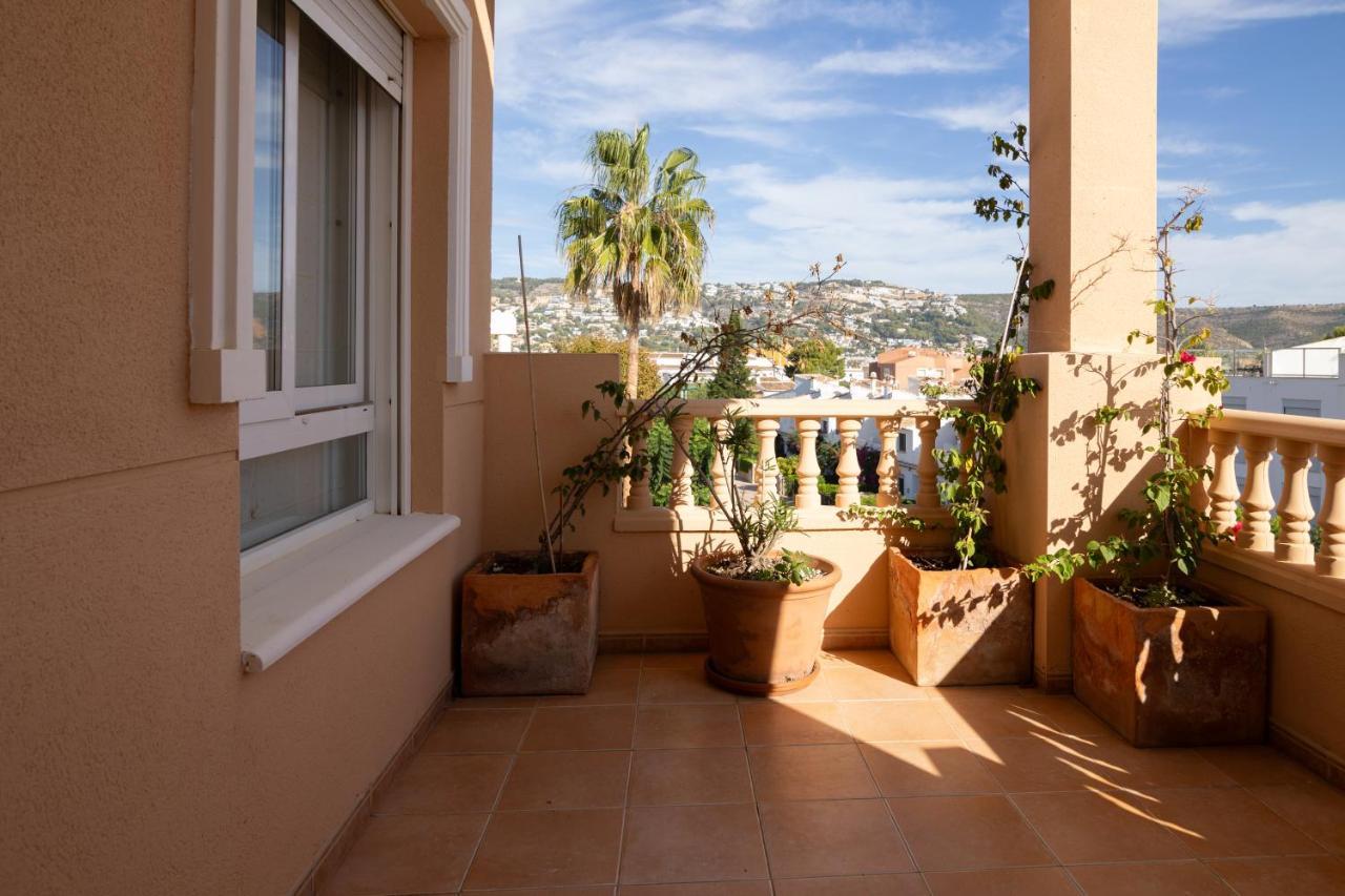 Javea Terraza + Piscina + Vistas Al Mar Platja de Larenal Ngoại thất bức ảnh
