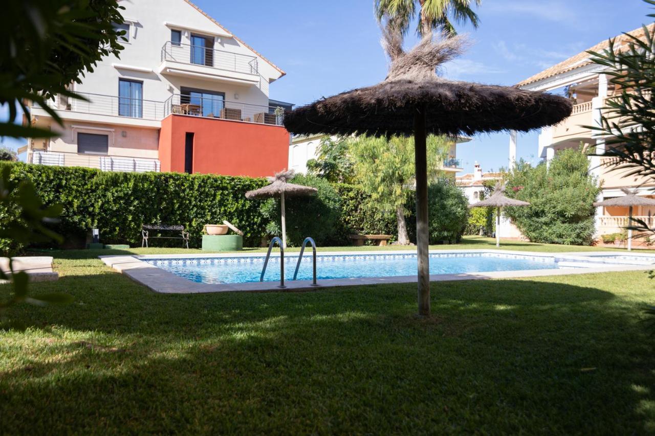 Javea Terraza + Piscina + Vistas Al Mar Platja de Larenal Ngoại thất bức ảnh