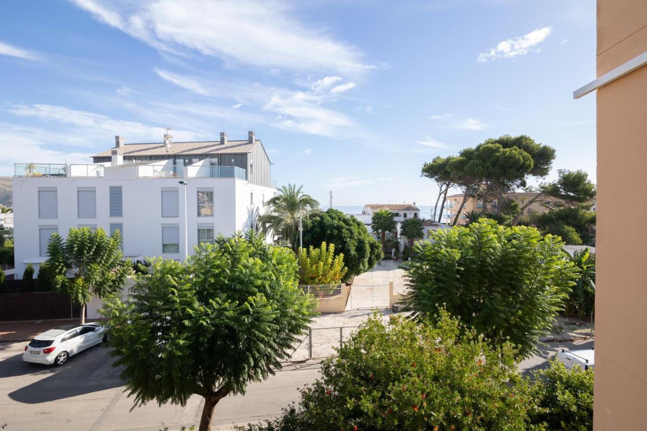 Javea Terraza + Piscina + Vistas Al Mar Platja de Larenal Ngoại thất bức ảnh