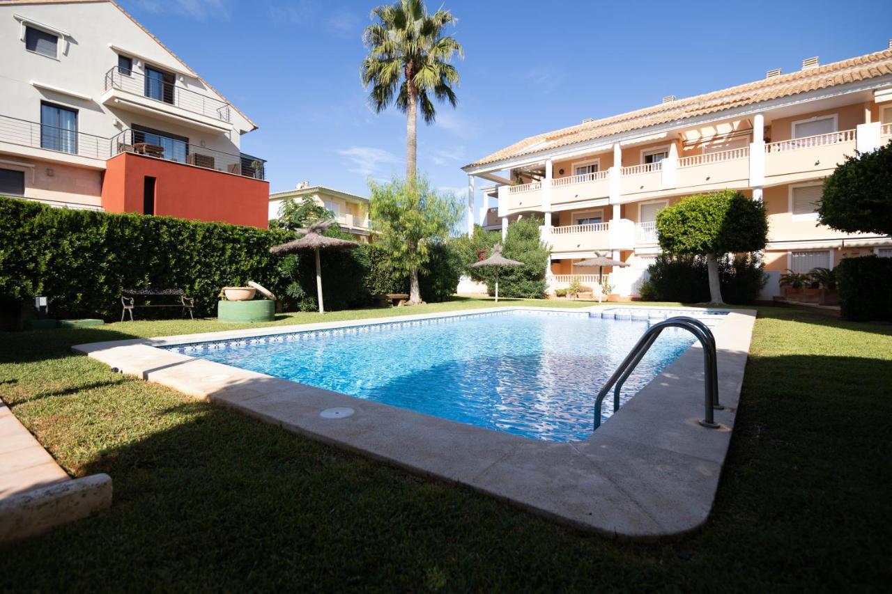 Javea Terraza + Piscina + Vistas Al Mar Platja de Larenal Ngoại thất bức ảnh