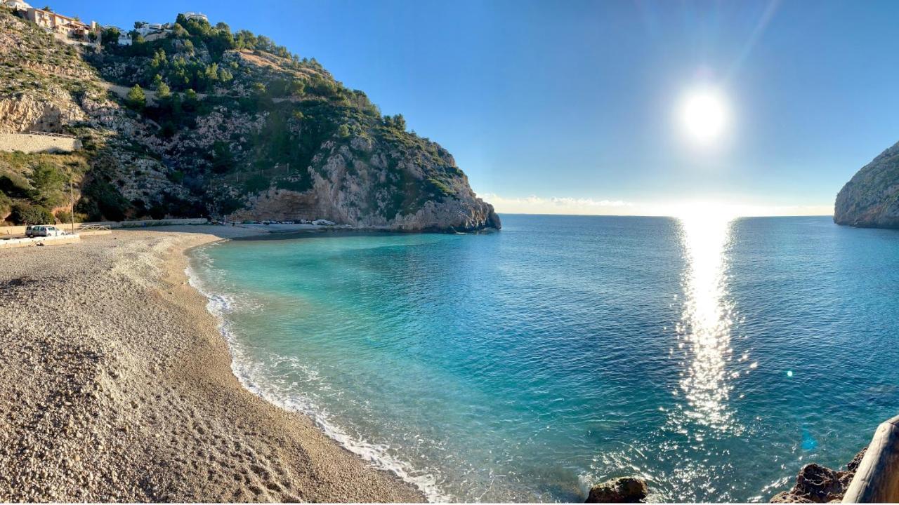Javea Terraza + Piscina + Vistas Al Mar Platja de Larenal Ngoại thất bức ảnh